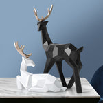 Elegant Sculpture of a Pair of Deer – Stylish Home Decor