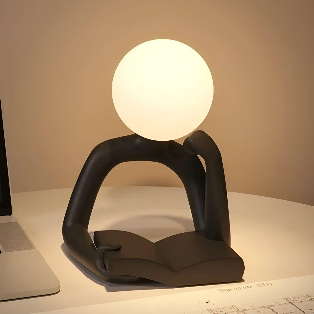 Artful LED Table Lamp – Cozy Light with Stylish Design