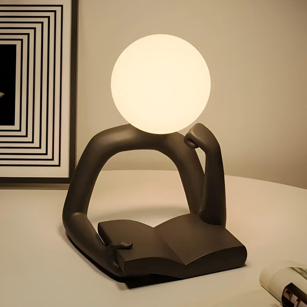 Artful LED Table Lamp – Cozy Light with Stylish Design
