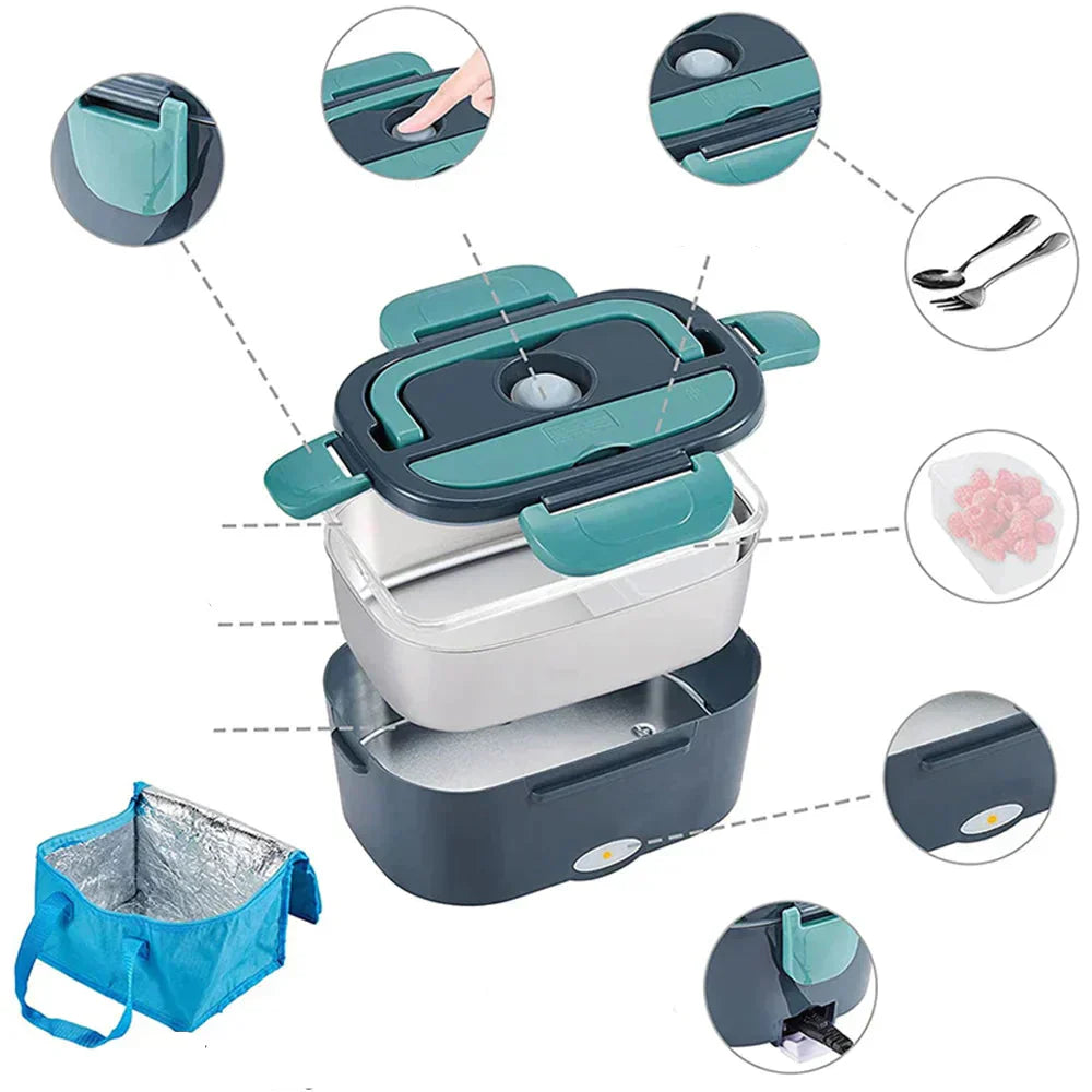 Thermobox Elektrische Lunchbox – Warmes Essen für unterwegs oder zu Hause