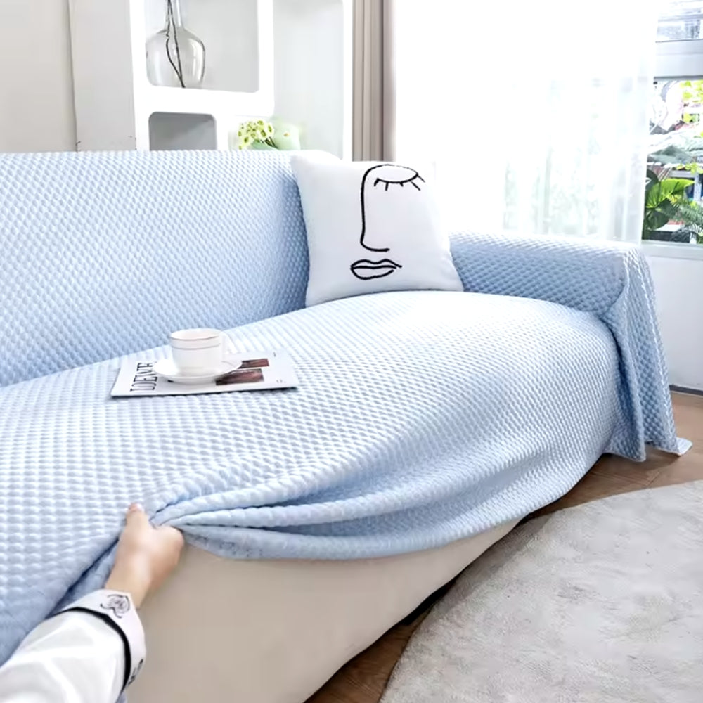 Refreshing and Non-Slip Sofa Cover for Hot Days