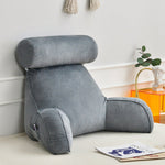 Adjustable Back Cushion with Arms and Removable Cover