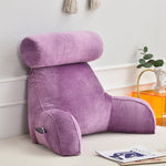 Adjustable Back Cushion with Arms and Removable Cover