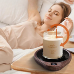 Temperature-Controlled Coffee Mug Warmer with Ceramic Mug and 36W Heating Plate
