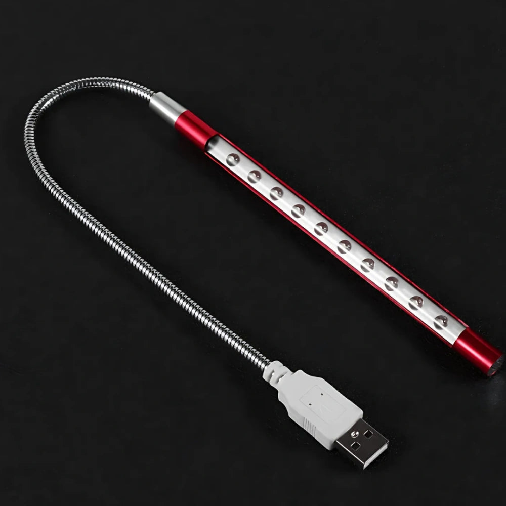 Adjustable USB LED Keyboard Light with Flexible Positioning