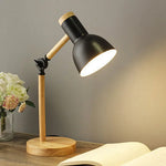 Adjustable Wooden Desk Lamp – Scandinavian Design for Your Home