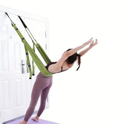 Aerial Yoga Seil zur Linderung von Rückenschmerzen
