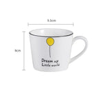 Stimmungsvolle Kaffeetasse für einen guten Morgen
