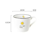Stimmungsvolle Kaffeetasse für einen guten Morgen