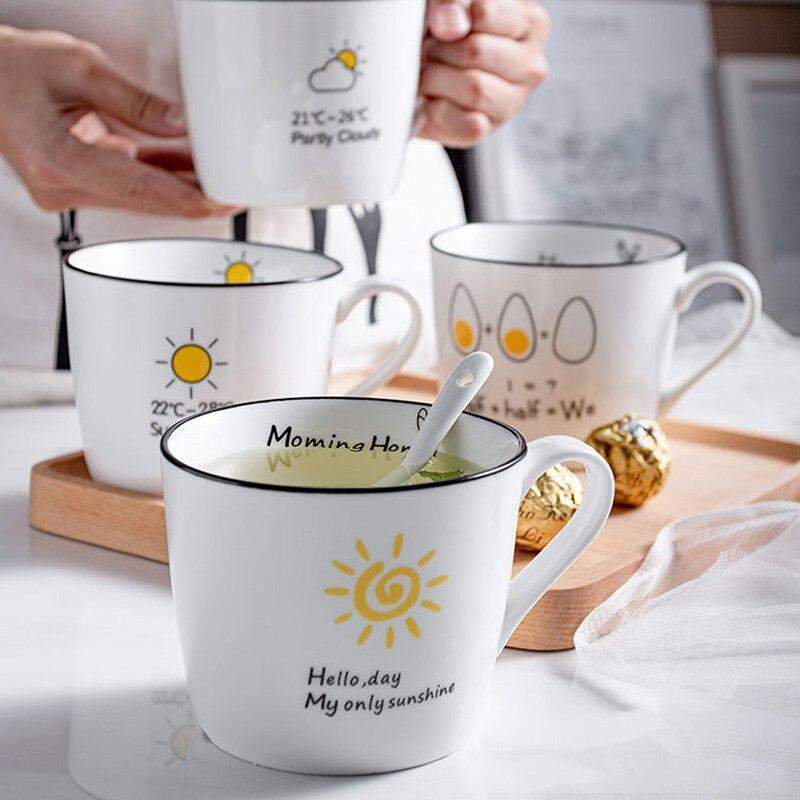 Stimmungsvolle Kaffeetasse für einen guten Morgen