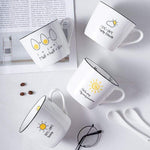 Stimmungsvolle Kaffeetasse für einen guten Morgen