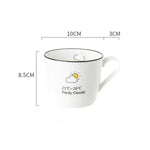 Stimmungsvolle Kaffeetasse für einen guten Morgen