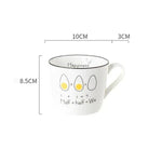 Stimmungsvolle Kaffeetasse für einen guten Morgen