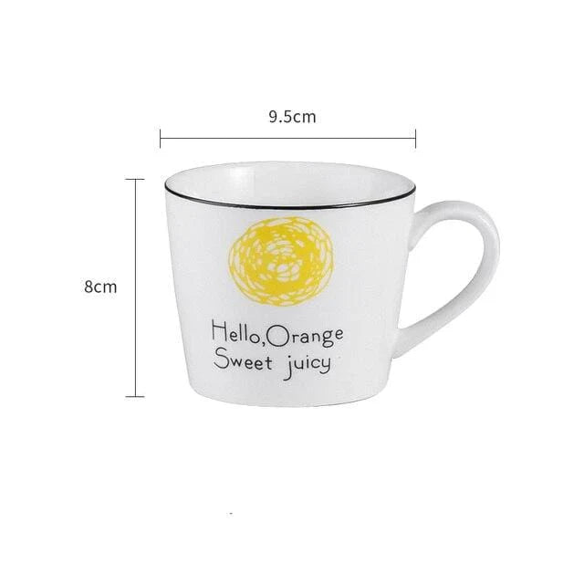 Stimmungsvolle Kaffeetasse für einen guten Morgen