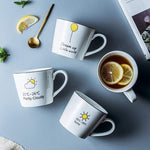 Stimmungsvolle Kaffeetasse für einen guten Morgen