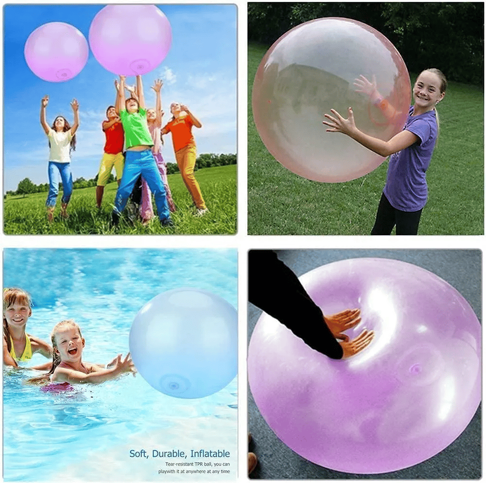 Unglaubliche Blasenball Freude