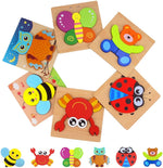 6er Set Tierpuzzles - Faszinierende und lehrreiche Puzzles