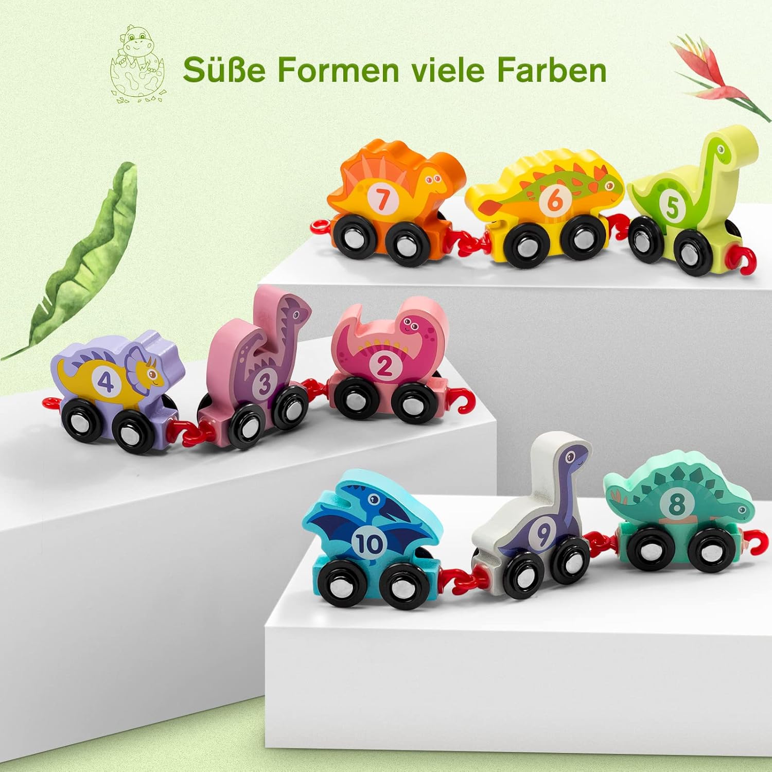 Tierischer Zug - Fördert Kreativität und Koordination