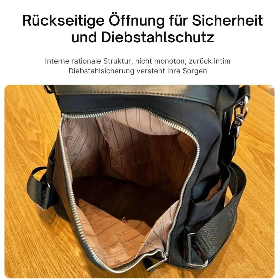 Sicherer und stilvoller Rucksack für Alltag und Reisen