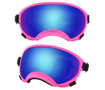 Verstellbare winddichte Hundesonnenbrille mit UV-Schutz