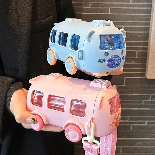 AquaBus - Coole Wasserflasche im Bus-Design