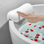 Ergonomisches Badkissen mit Saugnäpfen – Kopf- und Nackenstütze
