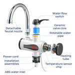 Sofort-Wasserhahn für heißes Wasser – Platzsparendes, energieeffizientes Design – Ideal für Küche und Bad