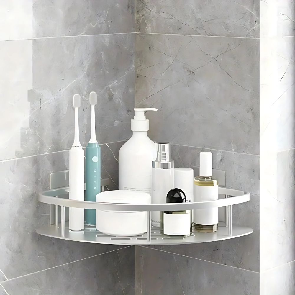 AquaStil – Stilvolles Duschregal ohne Bohren für idealen Platz
