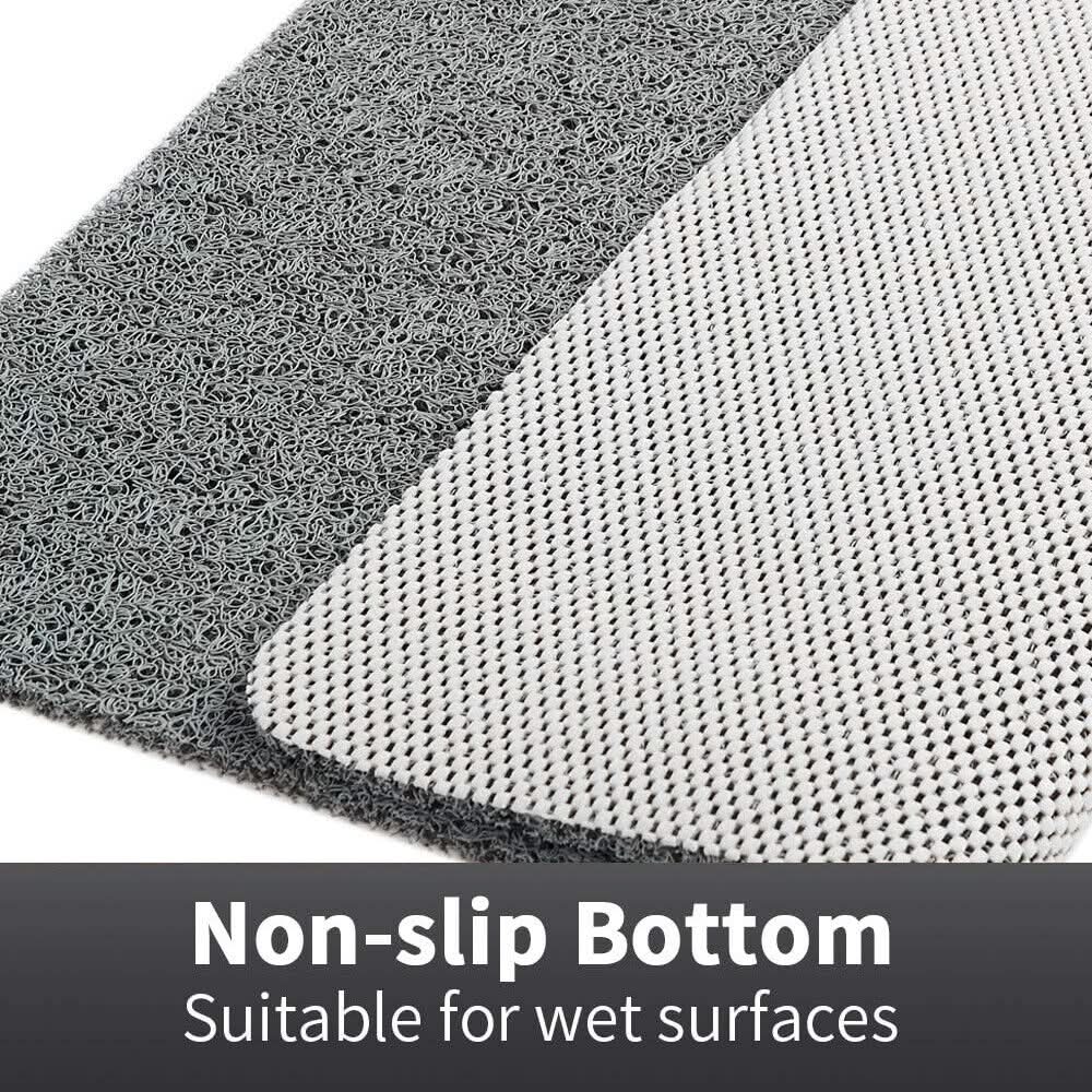 Secure and stylish shower mat with clever water drainage