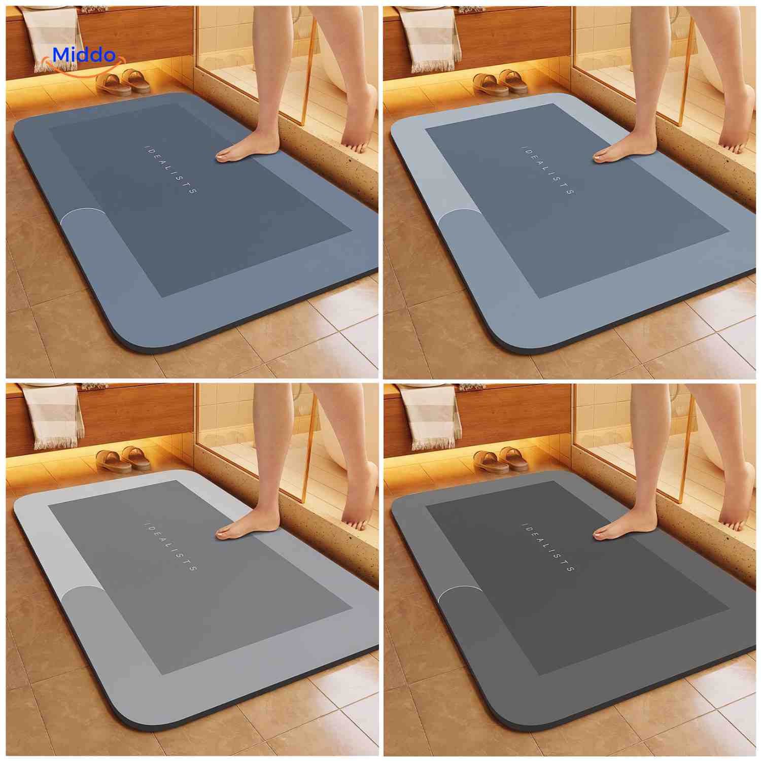 Bathroom Safety Mat | Quick-Drying & Comfortable