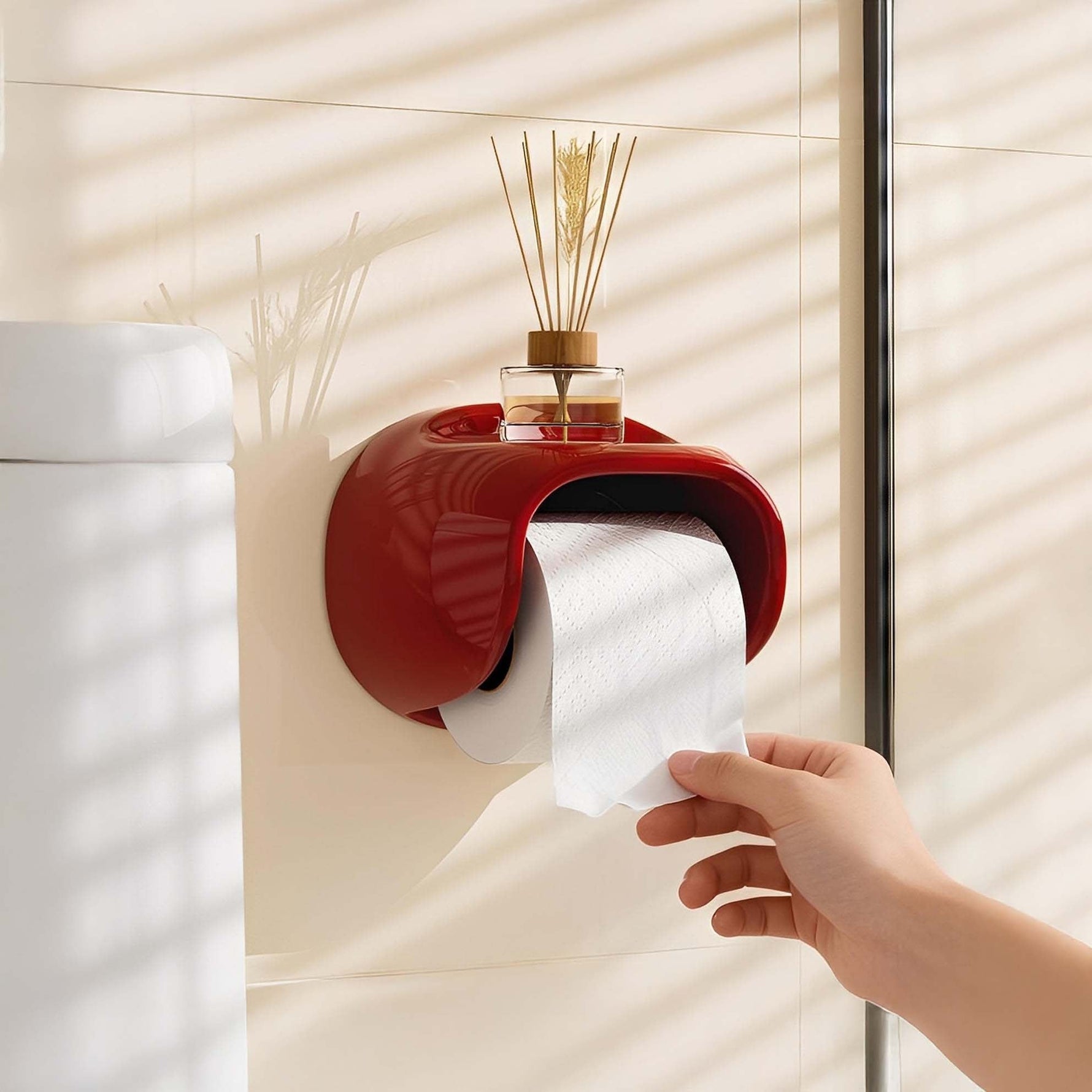 Eleganter Toilettenpapierhalter ohne Bohren für Ihr Badezimmer