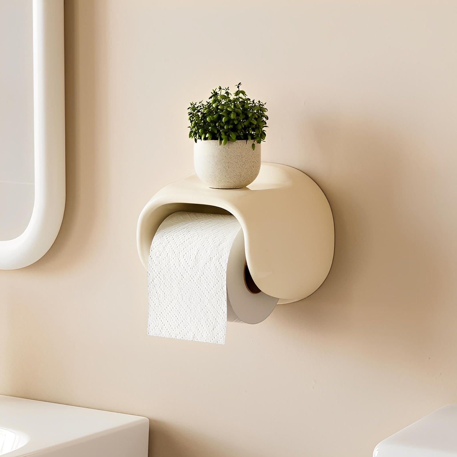 Eleganter Toilettenpapierhalter ohne Bohren für Ihr Badezimmer