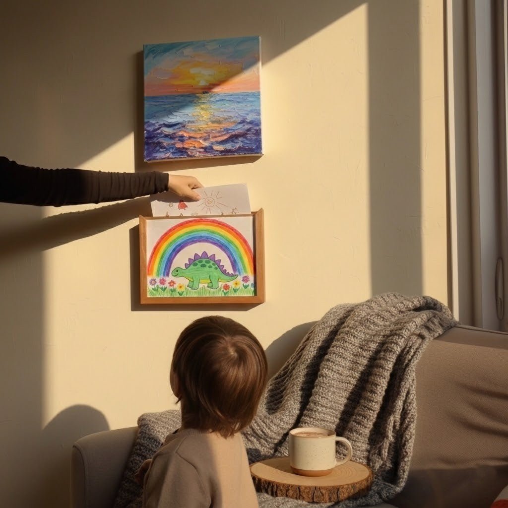 Kreativrahmen – Der perfekte Platz für Kinderkunstwerke