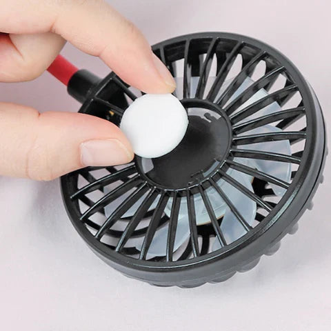 Tragbarer Nackenventilator – Kühle Brise ohne Hände