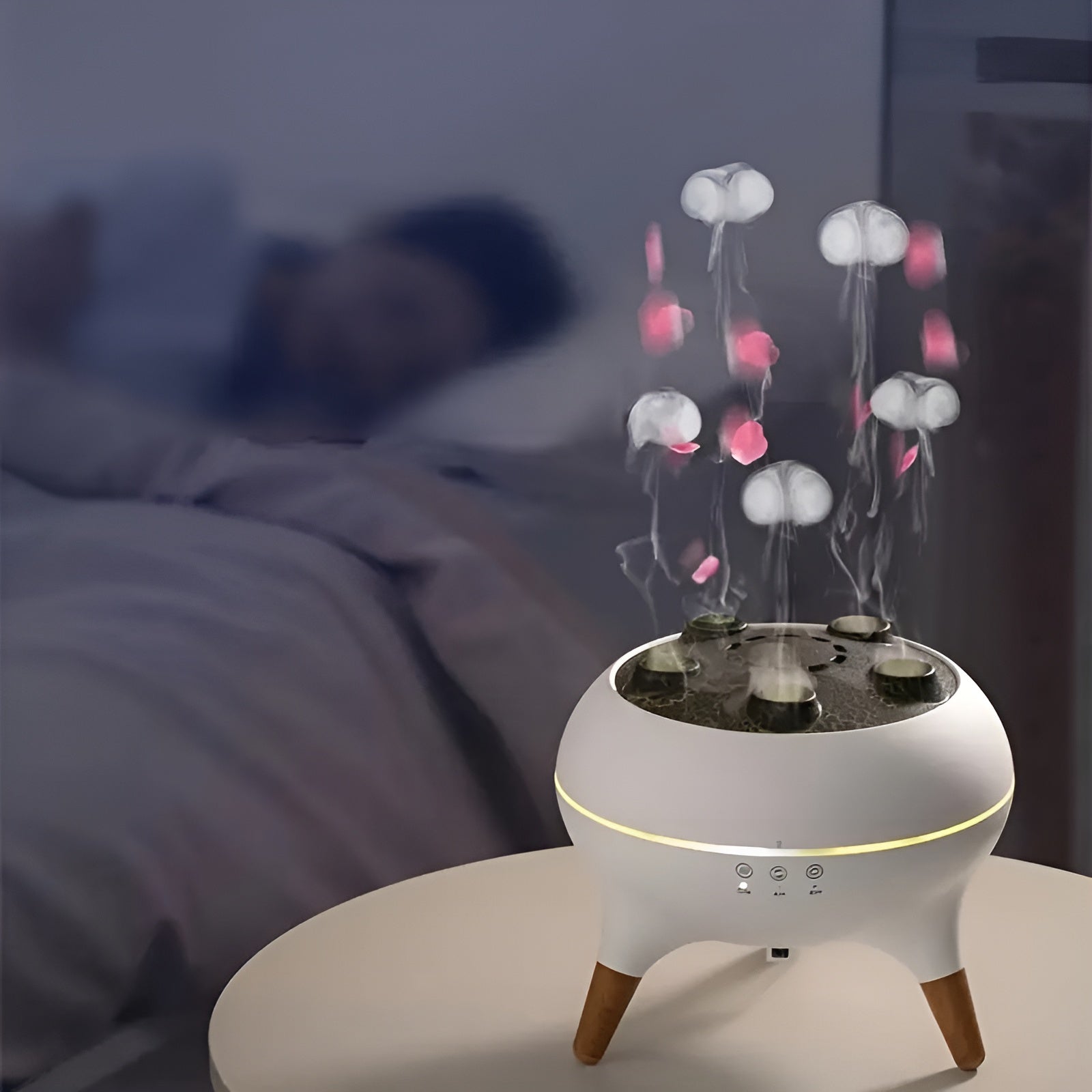 Stimmungsvolles Aroma-Diffusor mit Fernbedienung – Perfekte Luftfeuchtigkeit für Ihr Zuhause