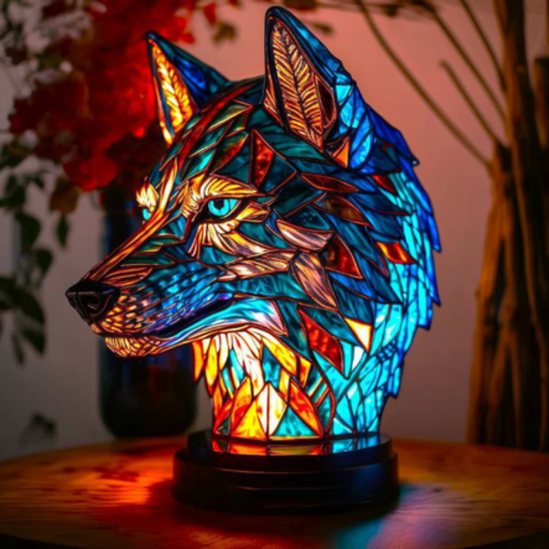 Elegant LED Lamp with Artistic Design – Energy-Saving Lighting for Your Home