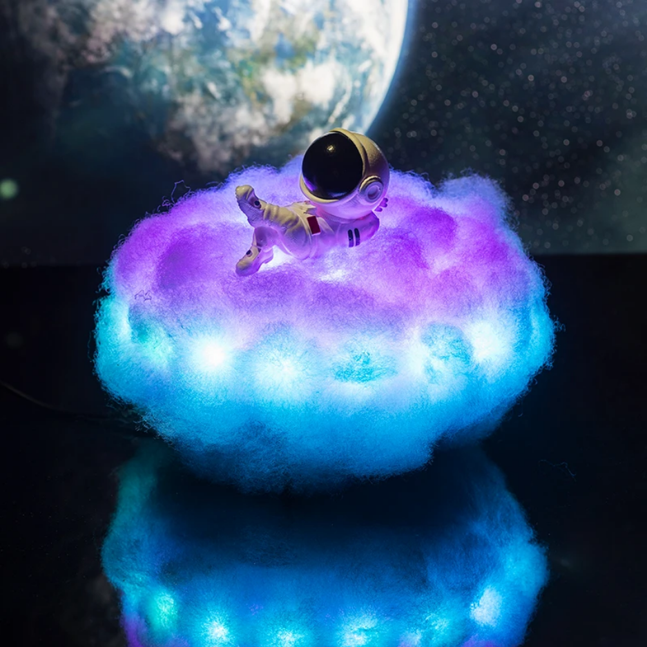 Schwebende Astronautenwolke - AstroCloud Lampe