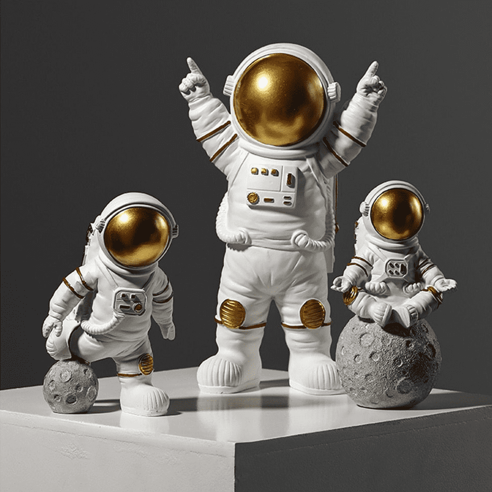 Mutige Astronauten-Figuren für Ihr Zuhause