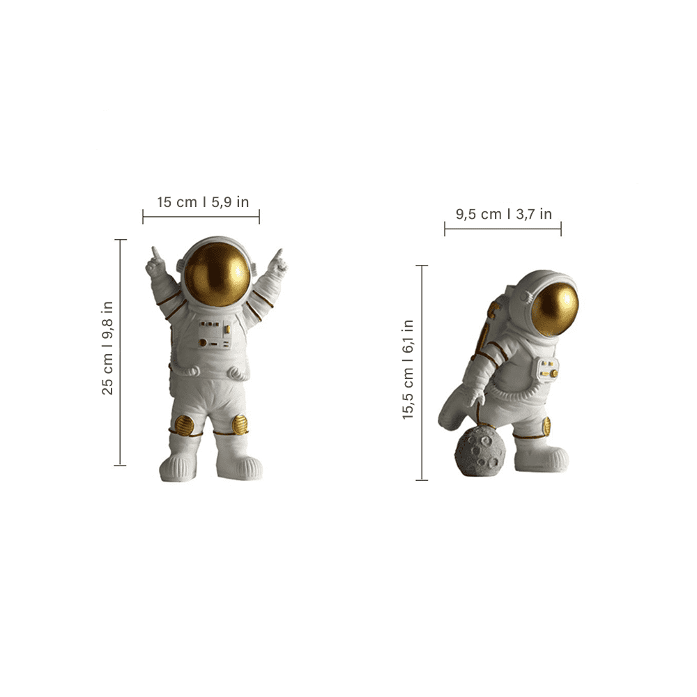 Mutige Astronauten-Figuren für Ihr Zuhause