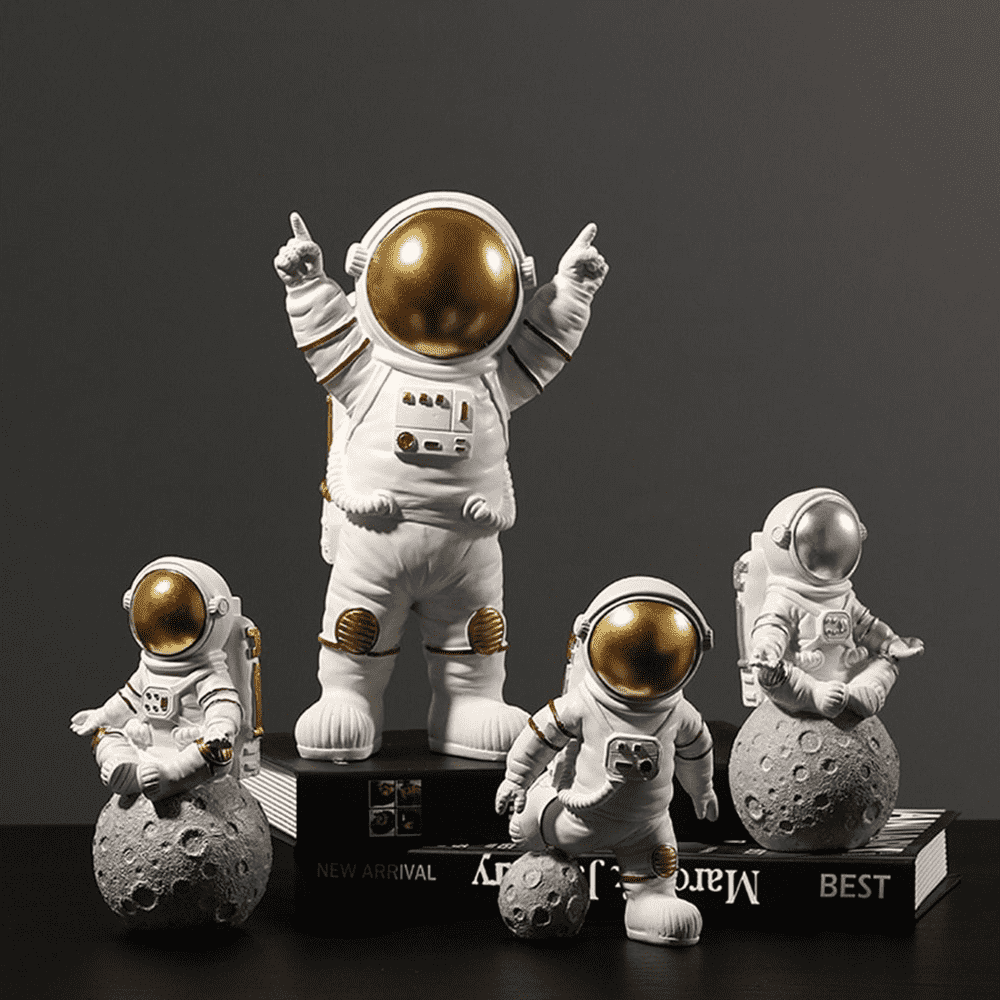 Mutige Astronauten-Figuren für Ihr Zuhause
