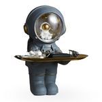 Stylish organizer for keys and essentials with an astronaut design
