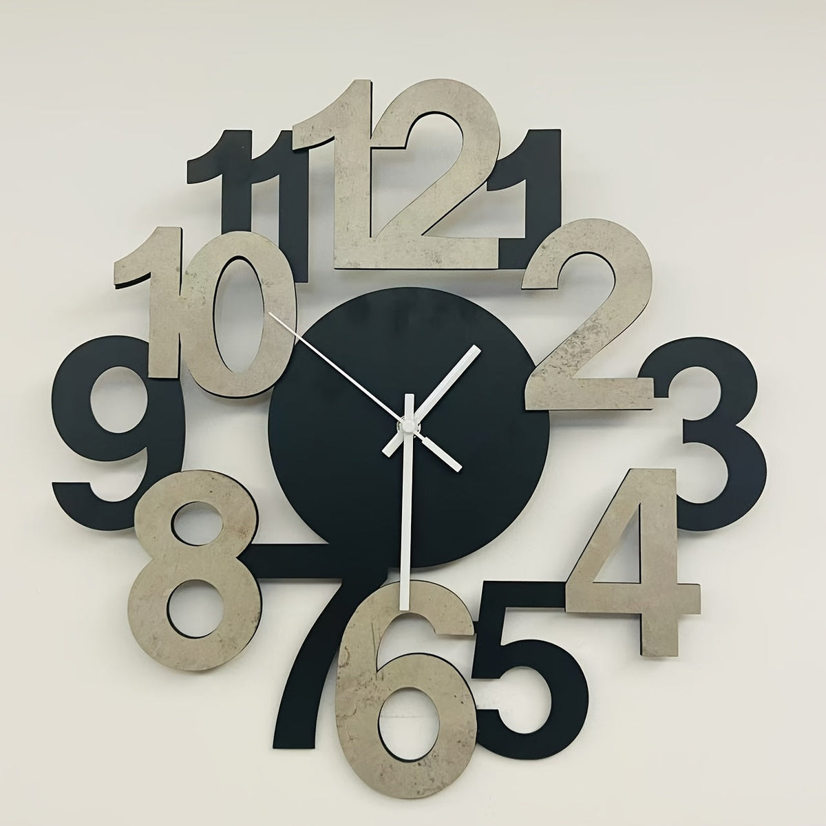 Modern Digital Wall Clock with Oversized Digits – Silent Clock for Your Kitchen