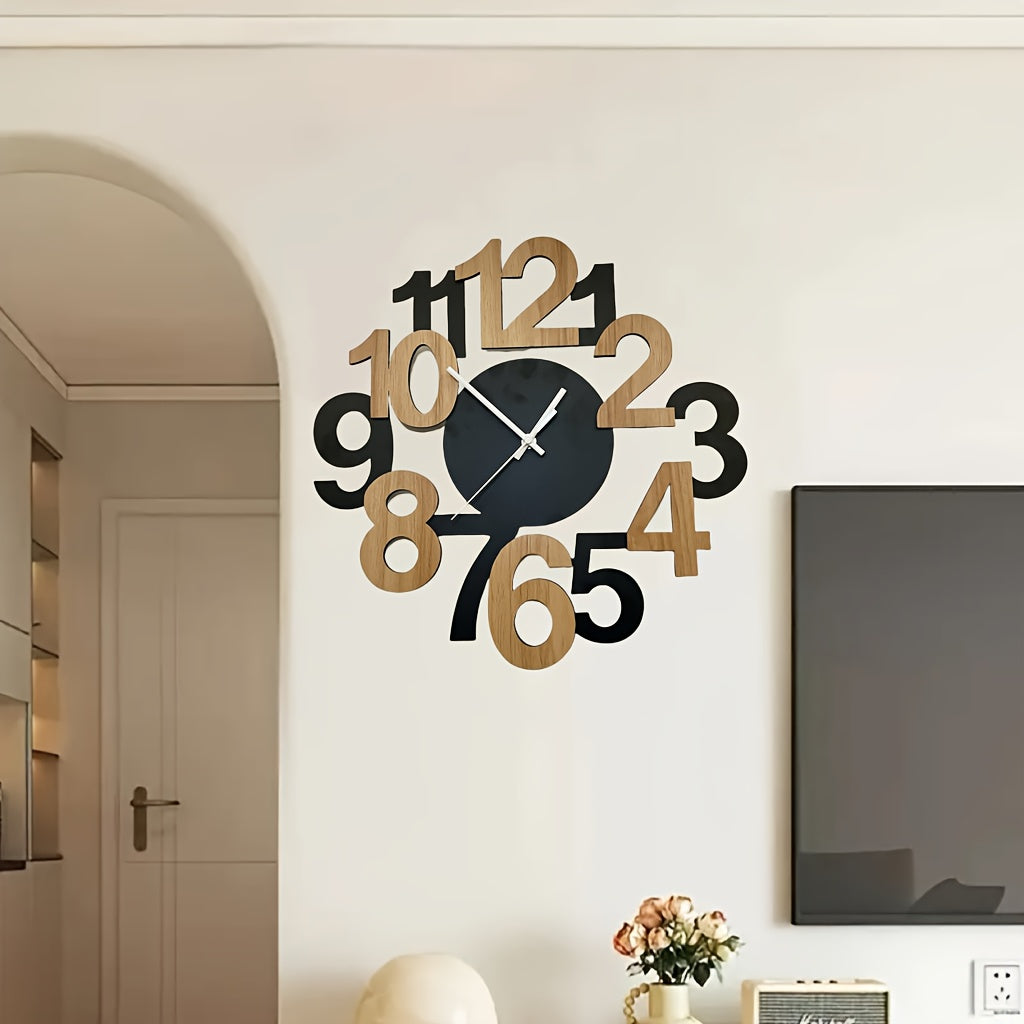 Modern Digital Wall Clock with Oversized Digits – Silent Clock for Your Kitchen