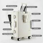 AeroCase | Pro 20 – Hartschalen-Handgepäck mit Aluminiumrahmen (20 Zoll, 40 Liter) und Laptopfach