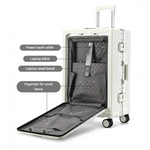 AeroCase | Pro 20 – Hartschalen-Handgepäck mit Aluminiumrahmen (20 Zoll, 40 Liter) und Laptopfach