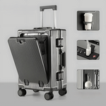 AeroCase | Pro 20 – Hartschalen-Handgepäck mit Aluminiumrahmen (20 Zoll, 40 Liter) und Laptopfach