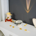 Elegante Tischlampe mit warmem Lichtambiente