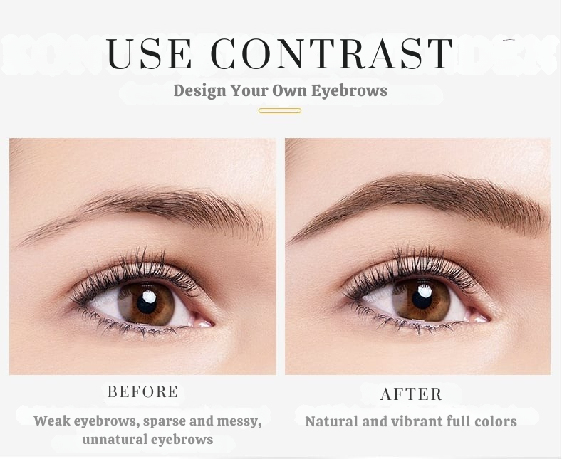 Präziser Augenbrauenstift mit 4-Spitzen für natürlichen Look