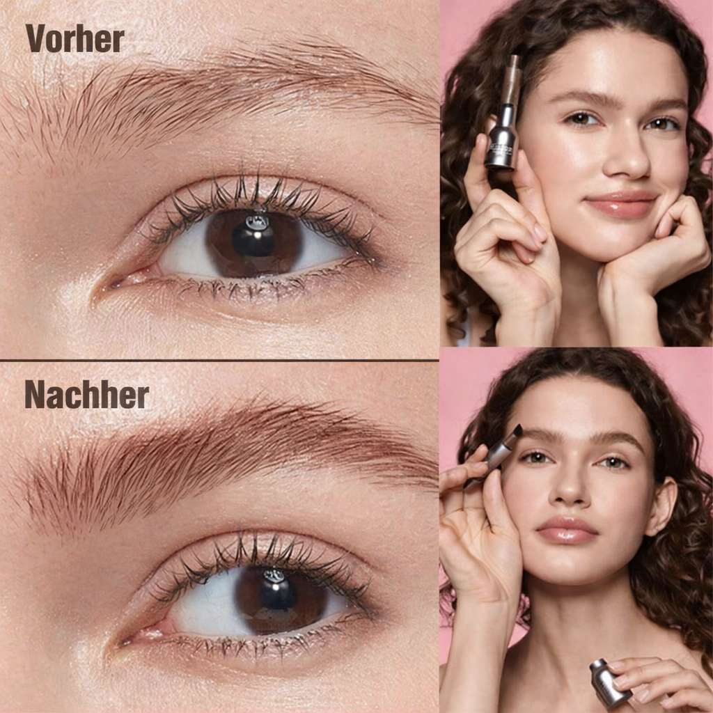 Augenbrauenstift | Natürlicher 4D Microblading-Look | Langanhaltende Formel | BrowGlam