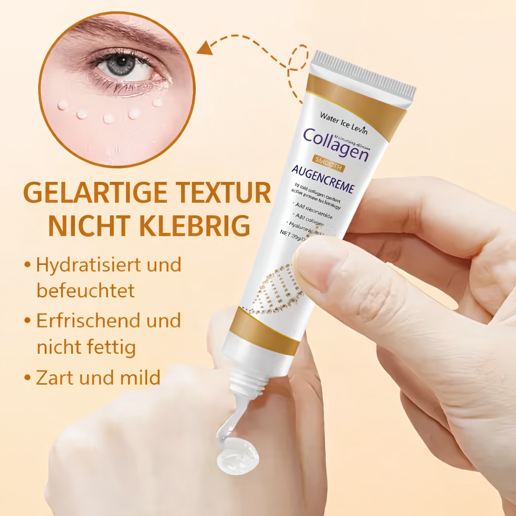 Feuchtigkeitsspendende Augencreme mit Kollagen für strahlende Augen